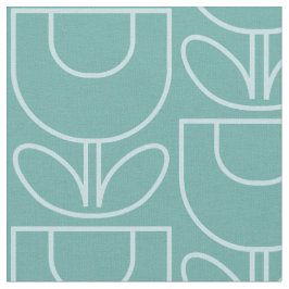 Tela Aguamarina del tulipán del MCM