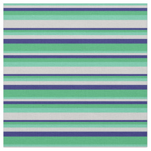 Tela Aguamarina, gris claro, azul y verde marino