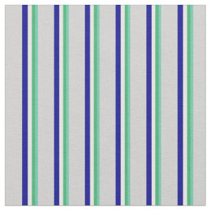 Tela Aguamarina, verde, crema de menta, azul y gris cla