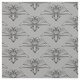 Tela Águila gris con dos cabezas