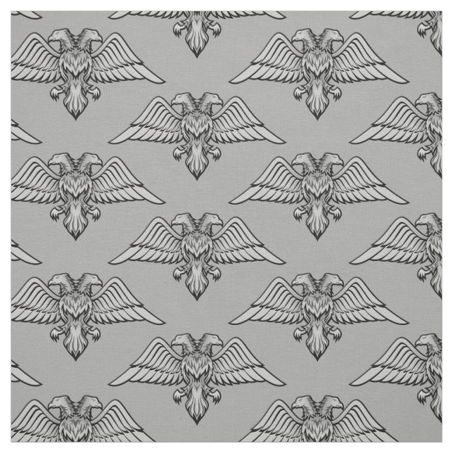 Tela Águila gris con dos cabezas (Retal)