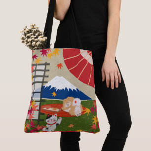 Tela AKI Chow Tote o bolso de cuerpo cruzado elegir tam