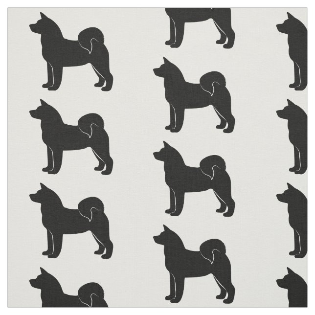 Tela Akita en Silhouette (Retal)