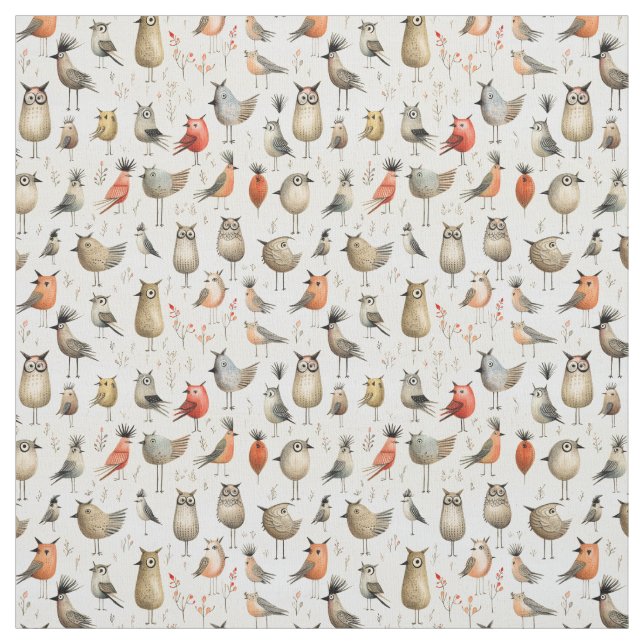 Tela Alas caprichosas: Pájaro caprichoso (Retal)