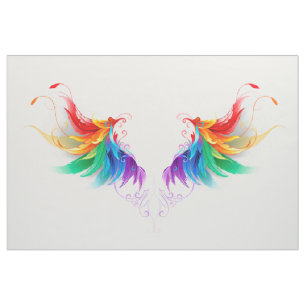 Tela Alas del arco iris fluidas
