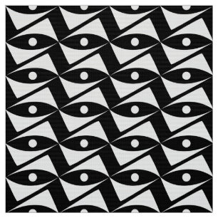 Tela Alas deltas de mediados del siglo - blanco y negro