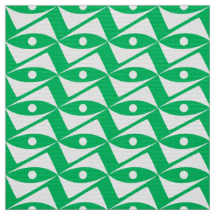 Tela Alas deltas de mediados del siglo - verde jade y b