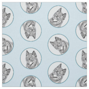 Tela Alaskan Klee Kai AKK Husky pinta arte de perros ad