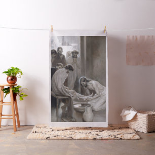 Tela Albert Edelfelt - Jesús lavando pies de discípulos