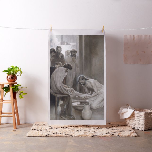 Tela Albert Edelfelt - Jesús lavando pies de discípulos (In Situ)