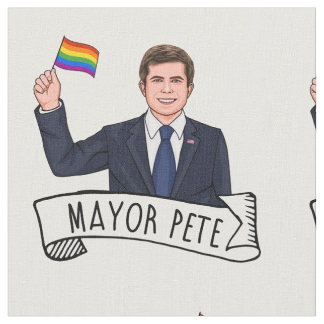 Tela Alcalde Pete Orgullo (De cerca)