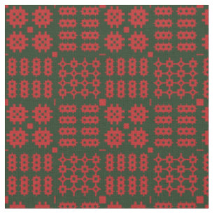 Tela Alfombra Roja Y Verde