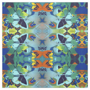 Tela Algodón único de Pima del collage del mosaico de