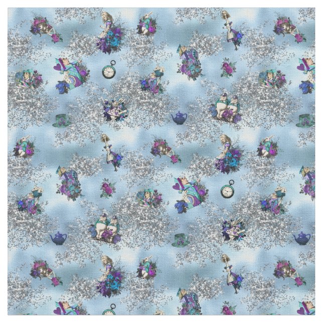 Tela Alicia en caracteres del país de las maravillas en (De cerca)