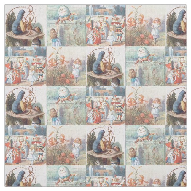 Tela Alicia en el país de las maravillas y a través del (Retal)