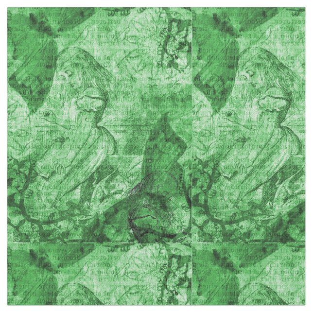 Tela Alicia verde (De cerca)