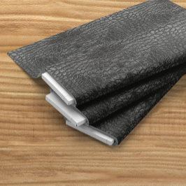 Tela Alligator Black Faux Leather