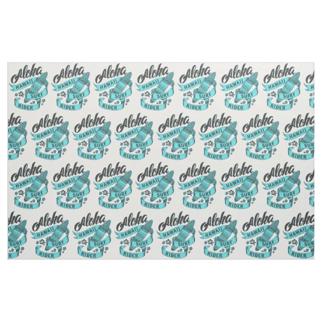 Tela Aloha Hawaii Surf Rider Thunder_Cove ("Cuarto gordo" (fat quarter))