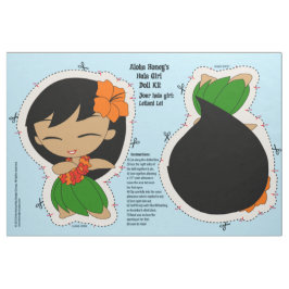 Tela Aloha Honeys Hula Chica Doll Kit y Patrón