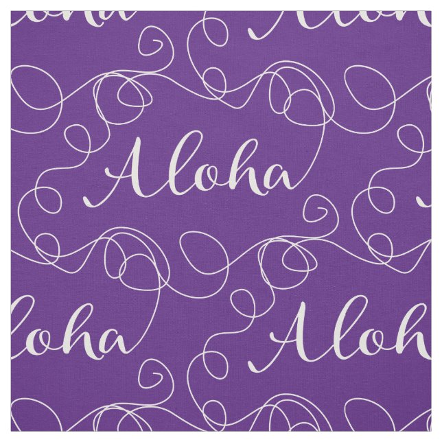Tela ALOHA patrón blanco transparente con LINES (Retal)