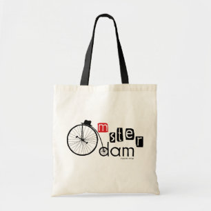Tela Alto bolso de Amsterdam de la rueda