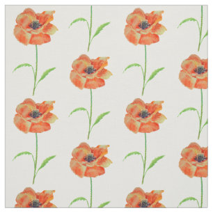 Tela Amapolas rojas