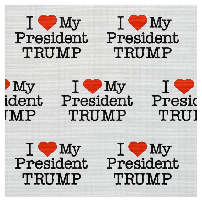 Tela Amar a mi presidente Trump (Retal)