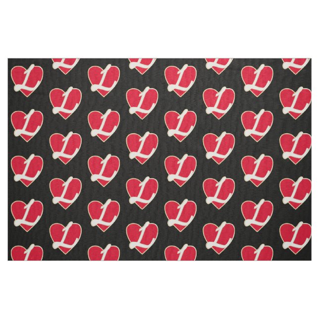 Tela Amar el corazón ("Cuarto gordo" (fat quarter))