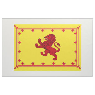 Tela Amarillo brillante de la bandera desenfrenada