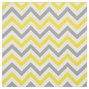 Tela Amarillo, gris de DK, zigzag blanco Sz6 de LG