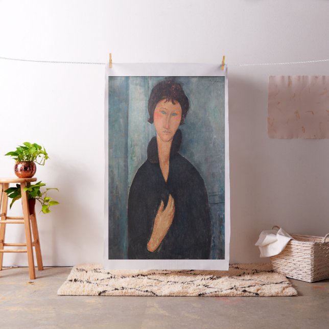 Tela Amedeo Modigliani - Mujer con ojos azules (In Situ)