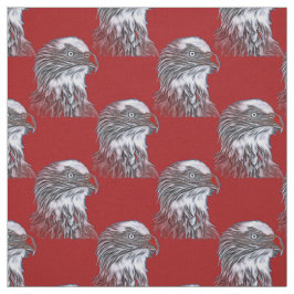 Tela American Bald Eagle USA Red