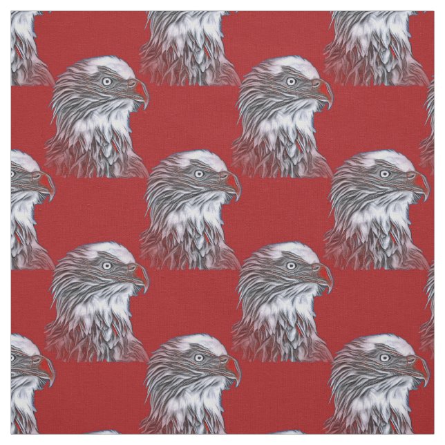 Tela American Bald Eagle USA Red (Retal)