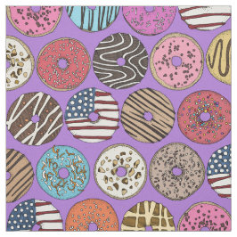 Tela american donuts violet