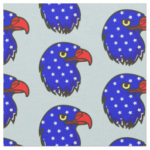 Tela American Eagle USA Flag Estrellas rojas azules bla