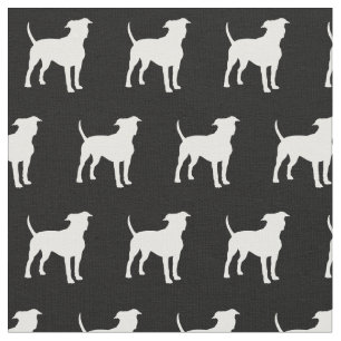 Tela American Staffordshire Dog Silhouette Mascota Amst