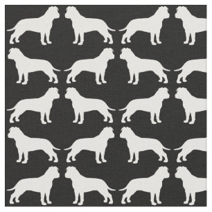 Tela American Staffordshire Terrier Silhouettes AmStaff