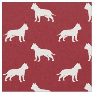 Tela American Staffordshire Terrier Silhouettes AmStaff