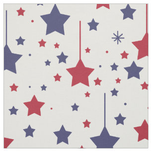 Tela Americana Stars Red Blue