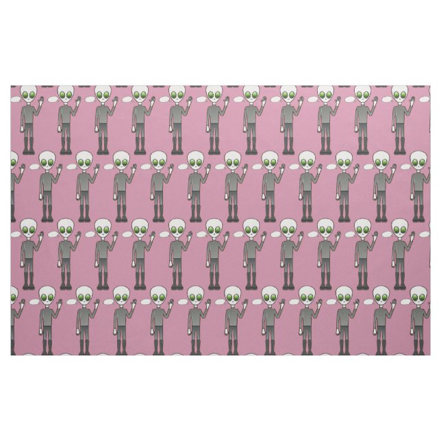 Tela Amigable Waving Alien Thunder_Cove ("Cuarto gordo" (fat quarter))