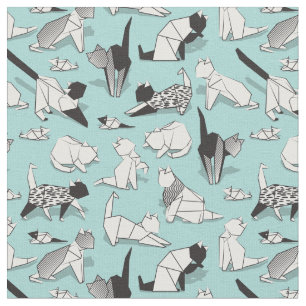 Tela Amigos de gatitos de origen // razas de gatos geom