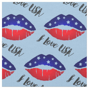 Tela Amo EE.UU., Beso de los labios, 4 de julio Día de 