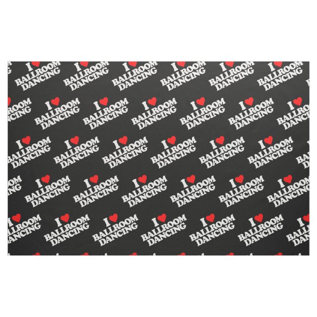 TELA AMO EL BAILE DE SALÓN DE BAILE ("Cuarto gordo" (fat quarter))