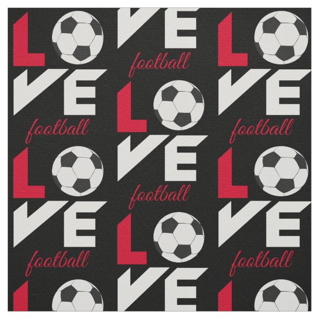 Tela Amo el fútbol (Retal)