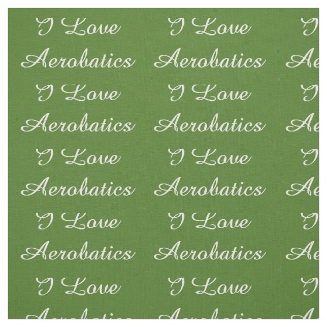 Tela Amo La Aerobacía (Retal)