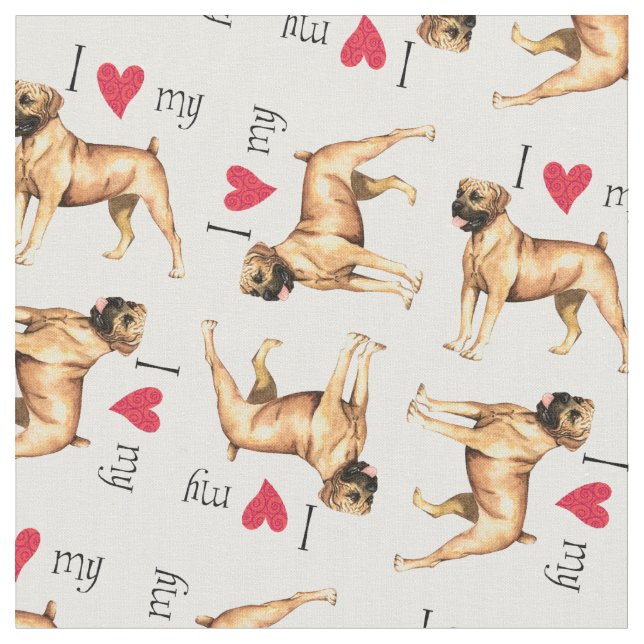 Tela Amo mi Boerboel (De cerca)