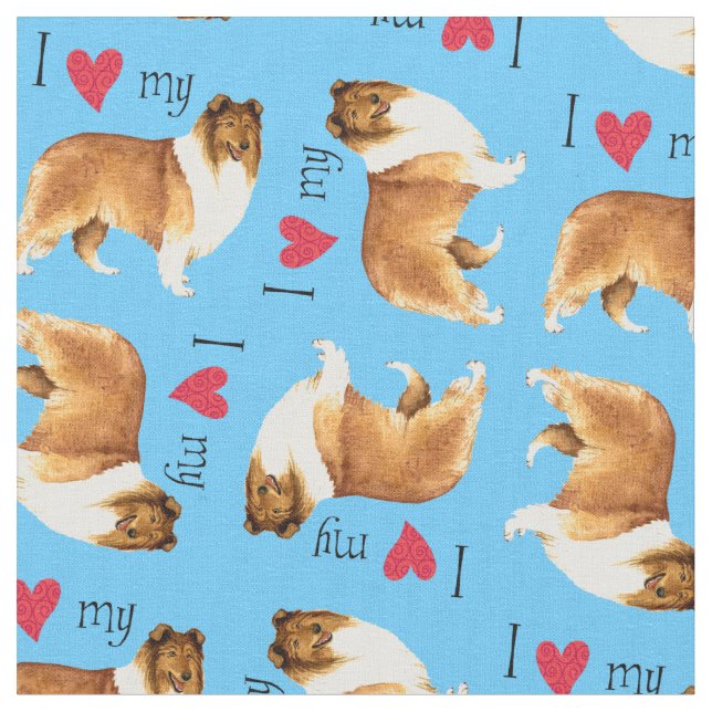 Tela Amo mi collie (De cerca)