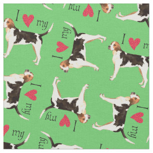 Tela Amo mi Foxhound inglés