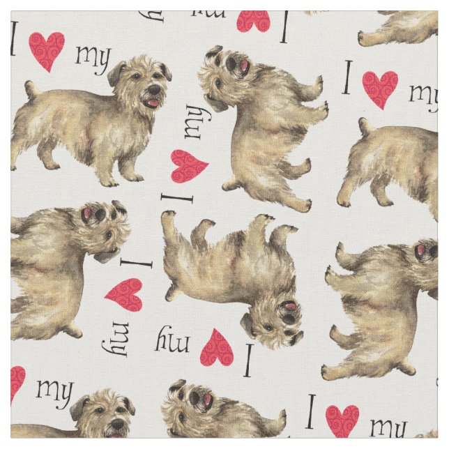 Tela Amo mi glen de Imaal Terrier (De cerca)