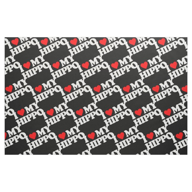 TELA AMO MI HIPOPÓTAMO ("Cuarto gordo" (fat quarter))